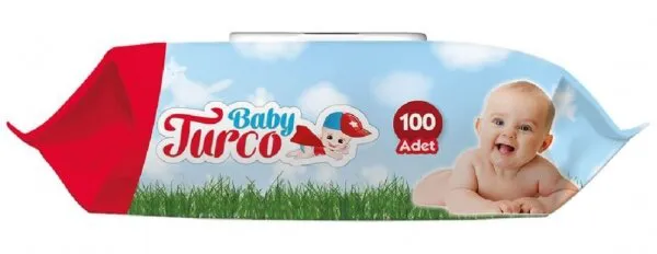 Baby Turco Islak Havlu 100 Yaprak Islak Mendil