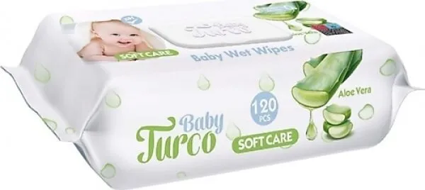 Baby Turco Softcare Islak Havlu 120 Yaprak Islak Mendil