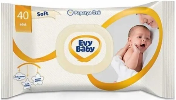 Evy Baby Soft Islak Havlu 40 Yaprak Islak Mendil