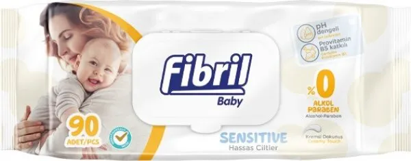 Fibril Sensitive Islak Bebek Havlusu Islak Mendil