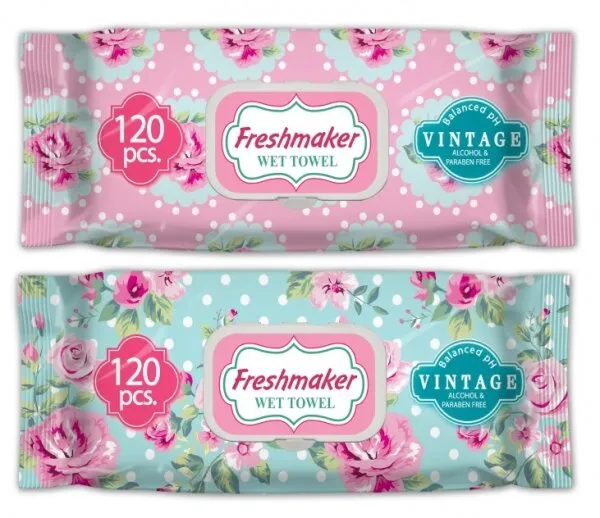 Freshmaker Vintage Islak Havlu Islak Mendil