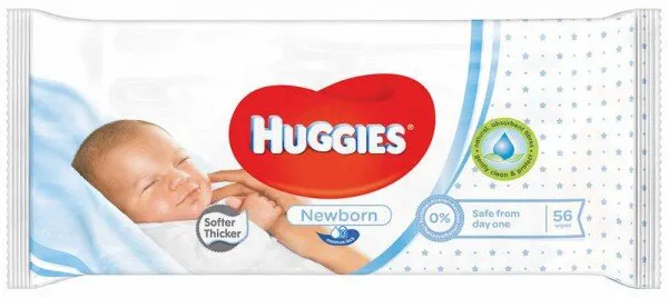 Huggies Yenidoğan Islak Havlu 56 Yaprak Islak Mendil