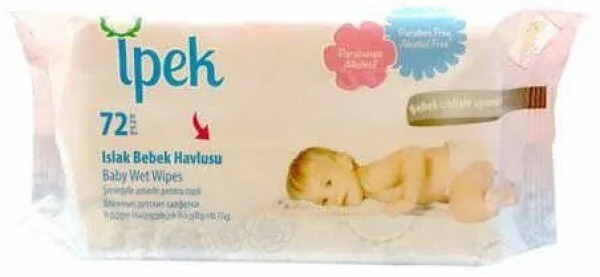 İpek Islak Bebek Havlusu 72 Yaprak Islak Mendil
