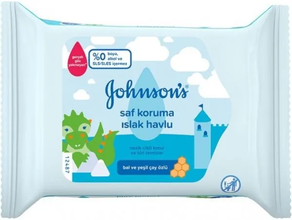 Johnson's Baby Saf Koruma Islak Mendil