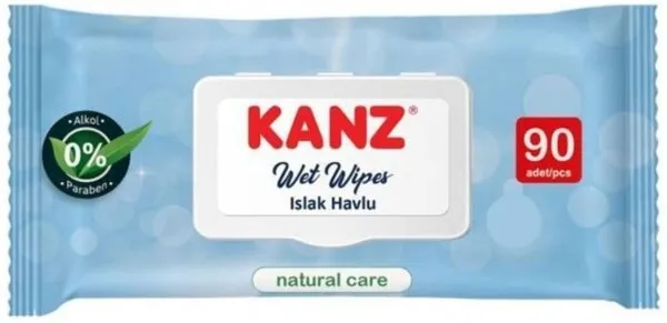 Kanz Natural Care Islak Mendil Islak Mendil