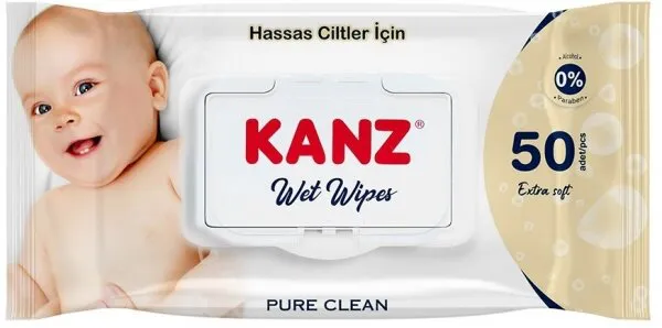 Kanz Pure Clean Islak Havlu Islak Mendil