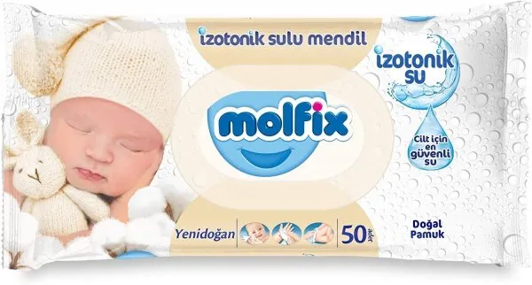 Molfix Yenidoğan İzotonik Sulu Islak Mendil Islak Mendil