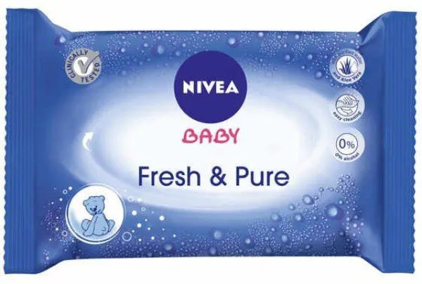 Nivea Baby Fresh & Pure Islak Mendil 63 Yaprak Islak Mendil
