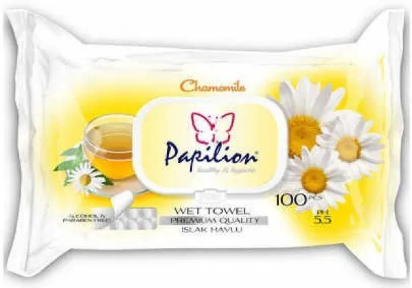 Papilion Papatya Islak Havlu 100 Yaprak Islak Mendil