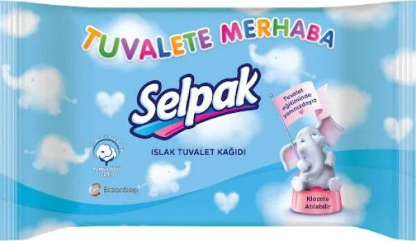 Selpak Tuvalete Merhaba Islak Tuvalet Kağıdı Islak Mendil