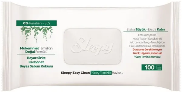 Sleepy Easy Clean Yüzey Temizlik Havlusu Islak Mendil