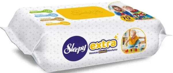 Sleepy Extra Hassas Islak Havlu Islak Mendil