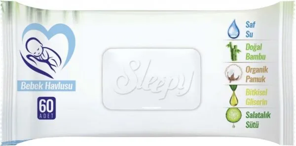 Sleepy Natural Ultra Hassas Bebek Havlusu Islak Mendil