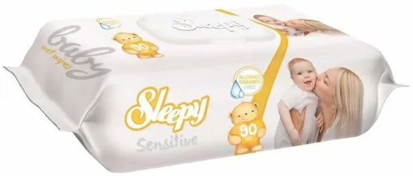 Sleepy Sensitive Islak Havlu 90 Yaprak Islak Mendil