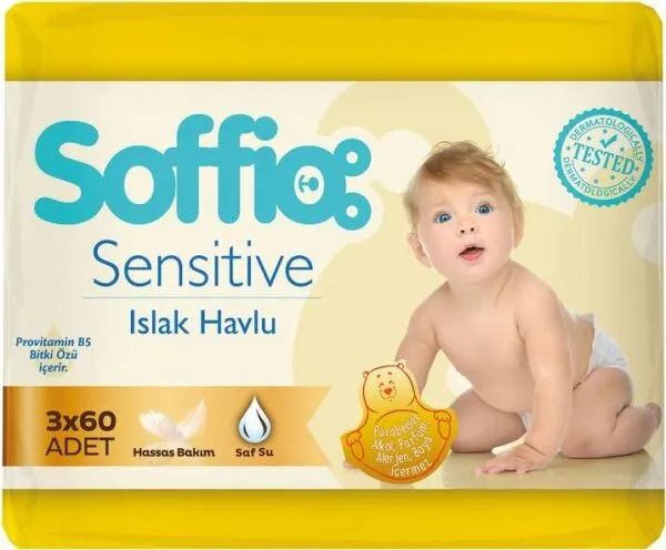 Soffio Sensitive Islak Havlu Islak Mendil