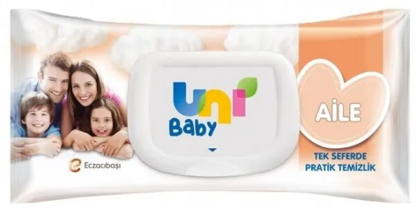 Uni Baby Aile Islak Mendil 52 Yaprak Islak Mendil