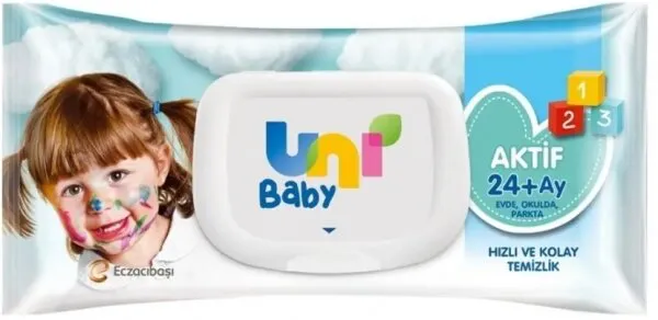 Uni Baby Aktif Islak Mendil 52 Yaprak Islak Mendil