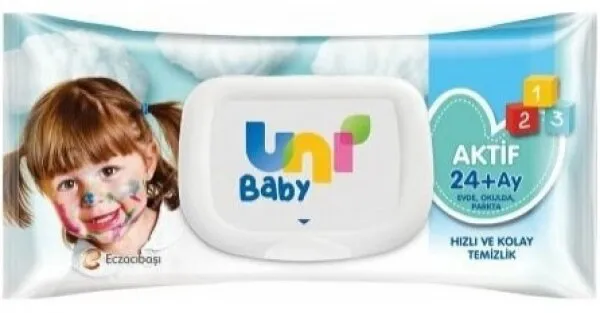 Uni Baby Aktif Islak Mendil Islak Mendil