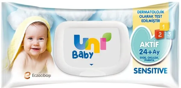 Uni Baby Aktif Sensitive Islak Mendil Islak Mendil