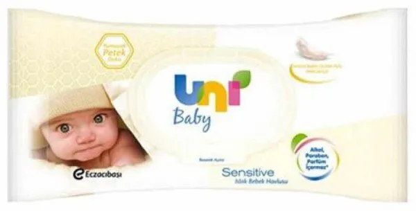 Uni Baby Sensitive Islak Havlu 56 Yaprak Islak Mendil