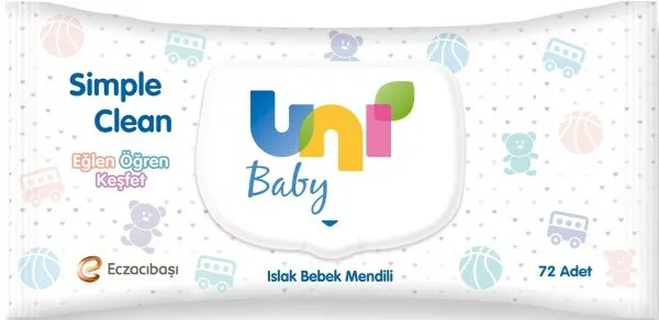 Uni Baby Simple Clean Islak Havlu Islak Mendil