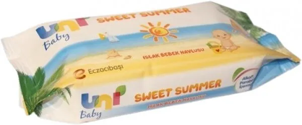 Uni Baby Sweet Summer Islak Bebek Havlusu Islak Mendil