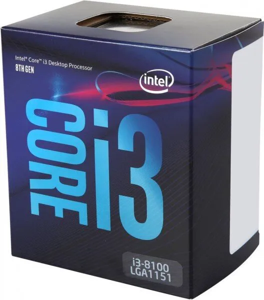 Intel Core i3-8100 İşlemci