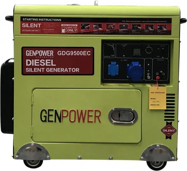 Genpower GDG 9500 EC Dizel Jeneratör