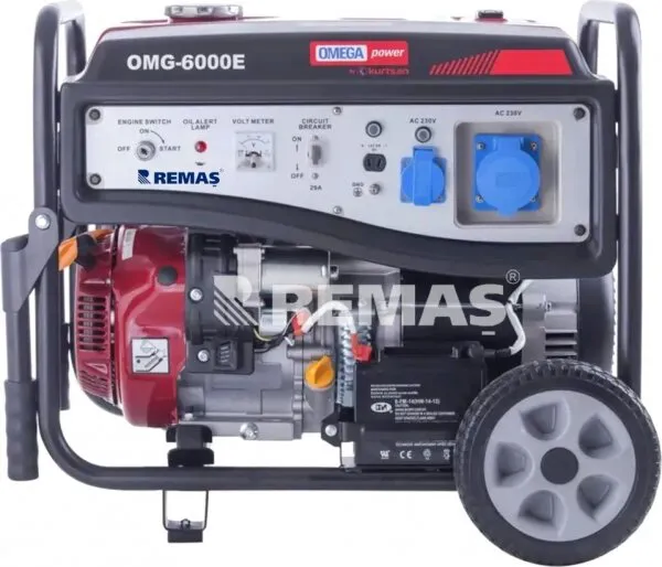 Omega Power OMG-6000E Marşlı / Elektrikli Benzinli Jeneratör