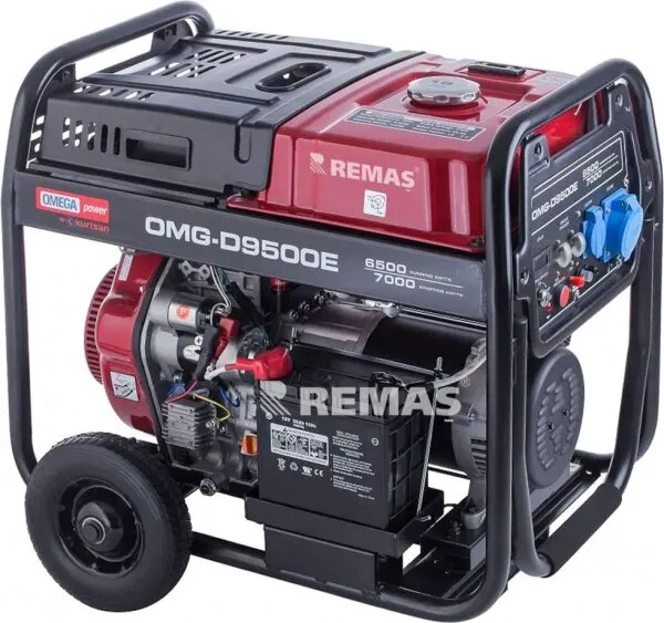 Omega Power OMG-D9500E Marşlı / Elektrikli Dizel Jeneratör