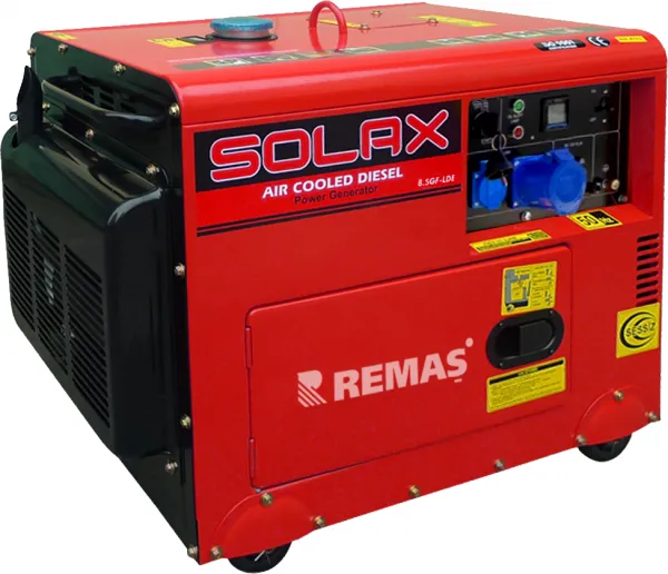 Solax 8.5GF-LDE Marşlı / Elektrikli Dizel Jeneratör