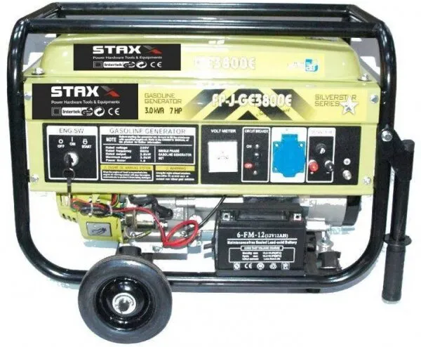 Staxx STX-GE3800E Benzinli Jeneratör