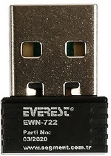 Everest EWN-722 Kablosuz Adaptör