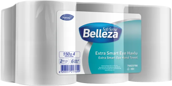 Belleza Extra Smart Eye 21 cm Hareketli Kağıt Havlu 6 Rulo Kağıt Havlu