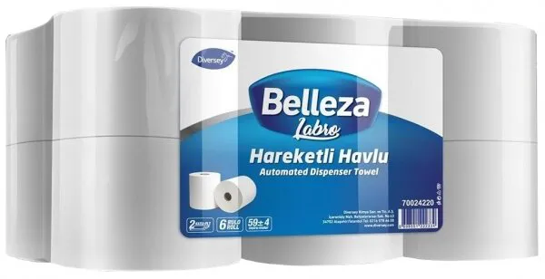 Belleza Labro Hareketli Kağıt Havlu 6 Rulo Kağıt Havlu