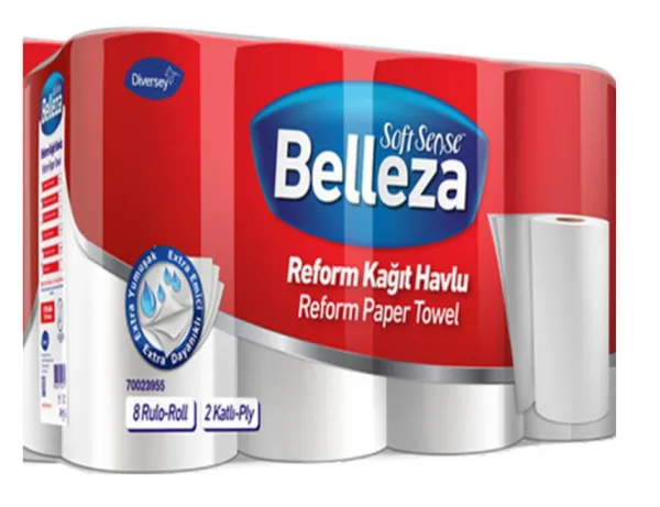 Belleza Reform Kağıt Havlu 8 Rulo Kağıt Havlu