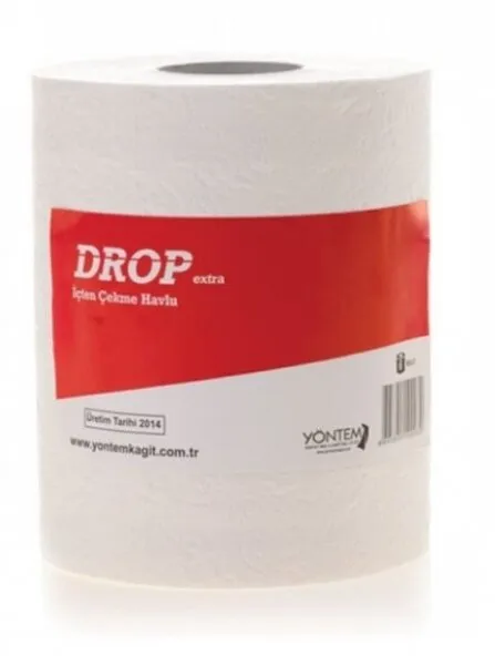 Drop Extra İçten Çekmeli Kağıt Havlu Dev Rulo Kağıt Havlu