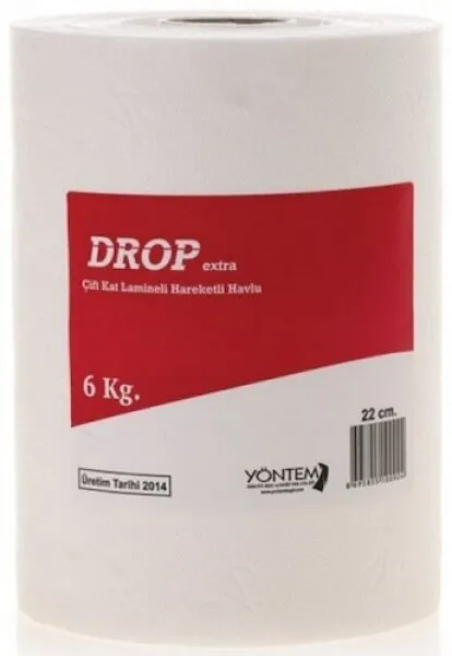 Drop Extra Lamineli Hareketli Kağıt Havlu 22 cm Kağıt Havlu