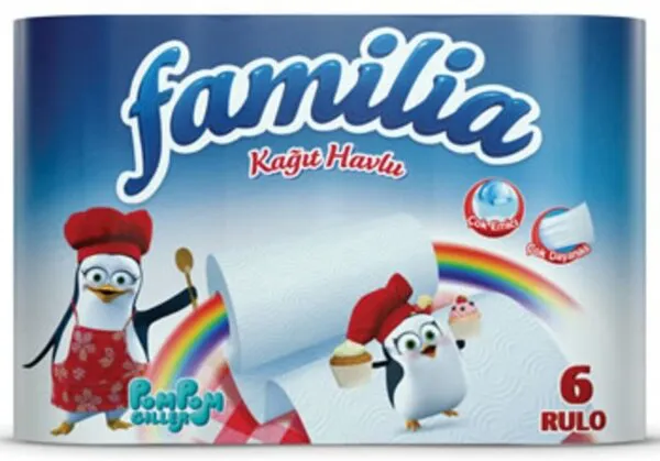 Familia Kağıt Havlu 6 Rulo Kağıt Havlu