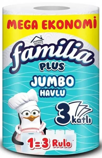 Familia Plus Jumbo 1=3 Kağıt Havlu Kağıt Havlu
