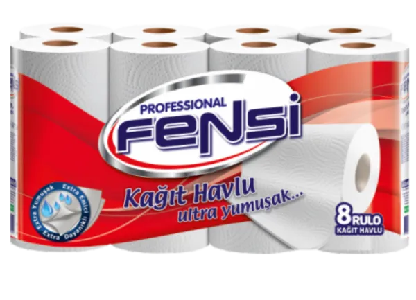 Fensi Professional Kağıt Havlu 8 Rulo Kağıt Havlu