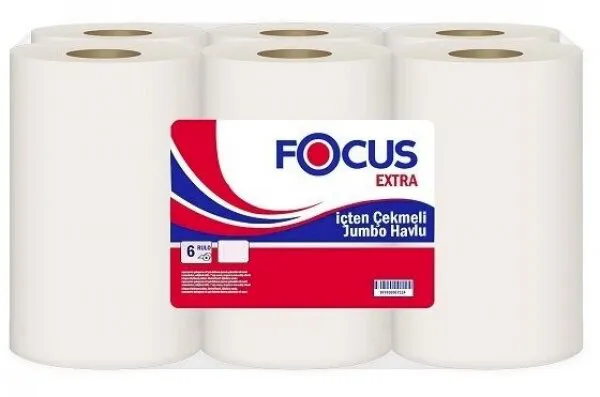 Focus Extra 21 cm Kağıt Havlu 6 Rulo Kağıt Havlu