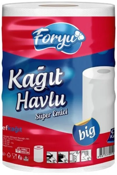 Foryu Kağıt Havlu Dev Rulo Kağıt Havlu