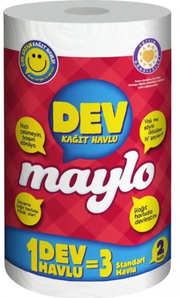 Maylo Kağıt Havlu Dev Rulo Kağıt Havlu