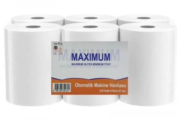 Maximum 21 cm Hareketli Kağıt Havlu 6 Rulo Kağıt Havlu