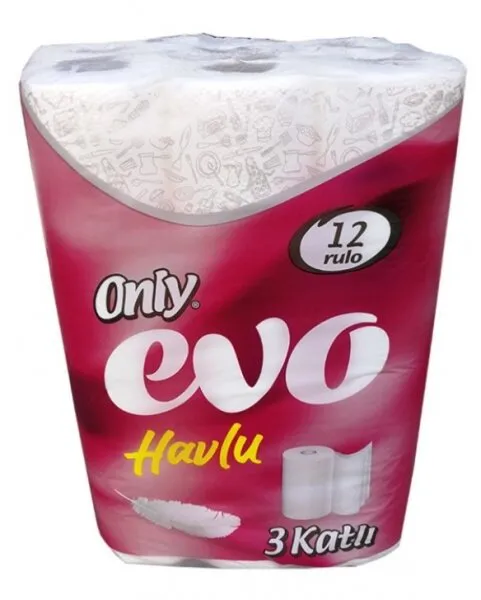 Only Evo Kağıt Havlu 12 Rulo Kağıt Havlu