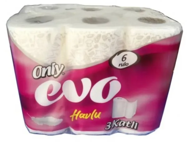 Only Evo Kağıt Havlu 6 Rulo Kağıt Havlu