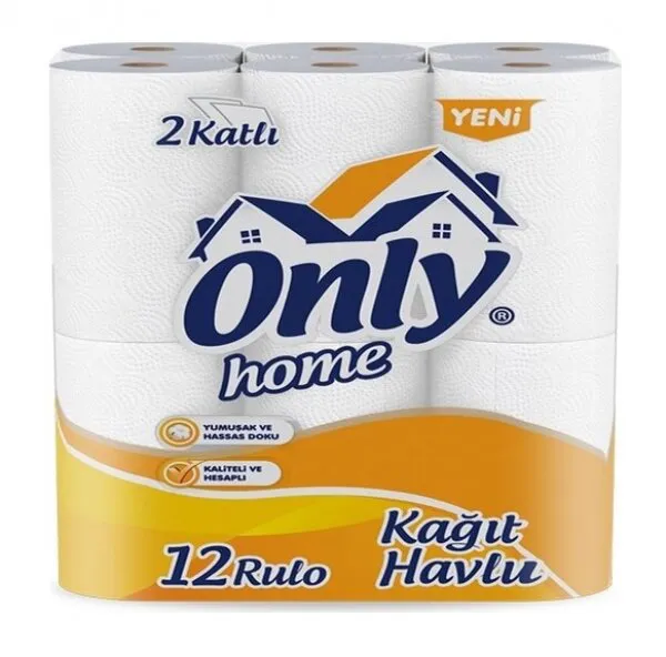 Only Home Kağıt Havlu 12 Rulo Kağıt Havlu