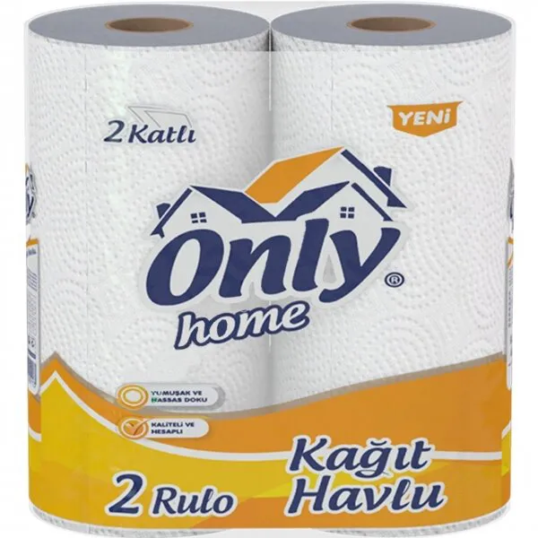 Only Home Kağıt Havlu 2 Rulo Kağıt Havlu