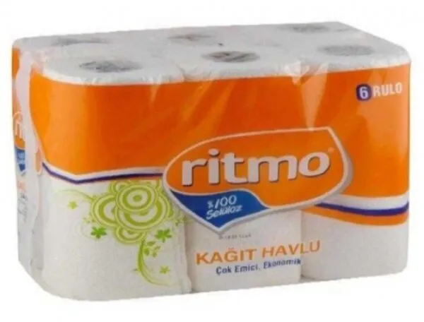 Ritmo Kağıt Havlu 6 Rulo Kağıt Havlu